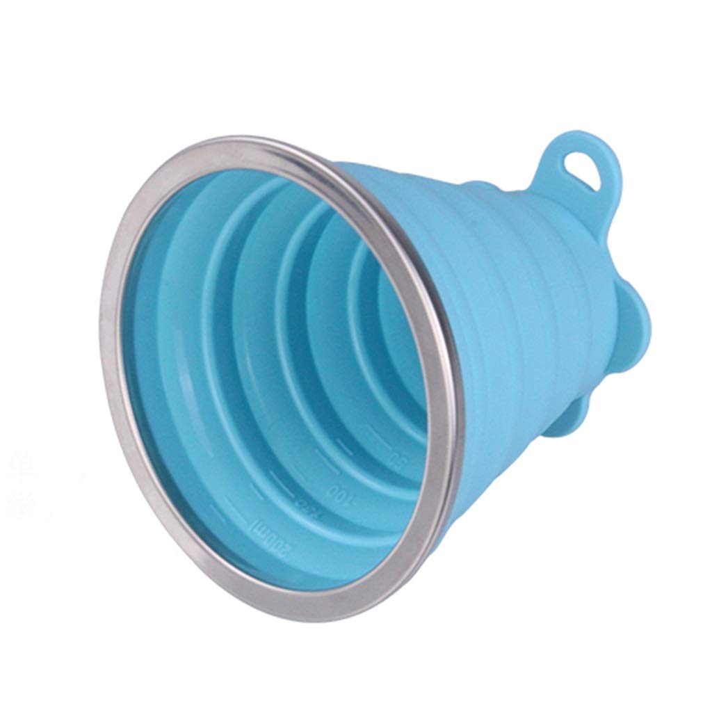 Faltbarer Campingbecher, Mehrzweck Outdoor-Reisen Mundspülbecher Tragbar Mini (6 Farben)