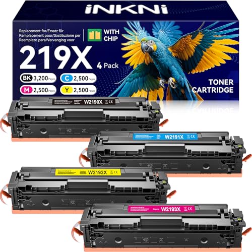 Toner 219X W2190X compatible HP Color LaserJet Pro MFP 3302fdwg 3202dw