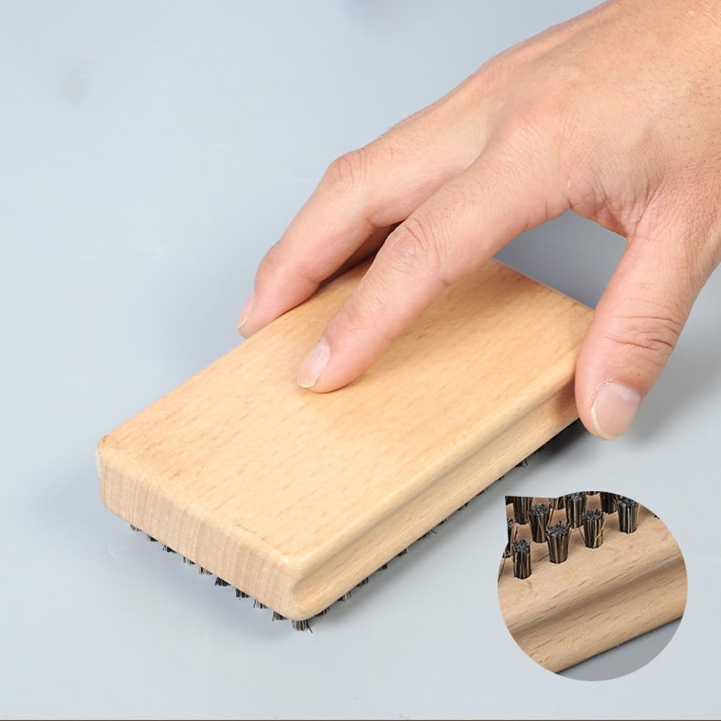 Cepillos reutilizables para cera de esquí, moler y pulir