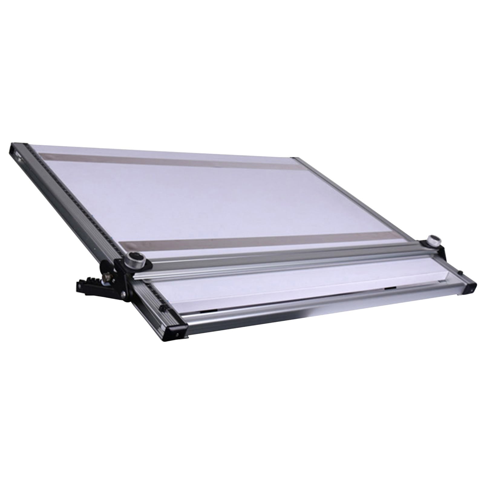 Dplwjpp Multicolor A2 Drawing Board With Parallel Motion Adjustable Angle Drawing Board Smooth Artist Wooden Panel Drafting Table With Counter-Weight Parallel Motion Ruler 60×45Cm