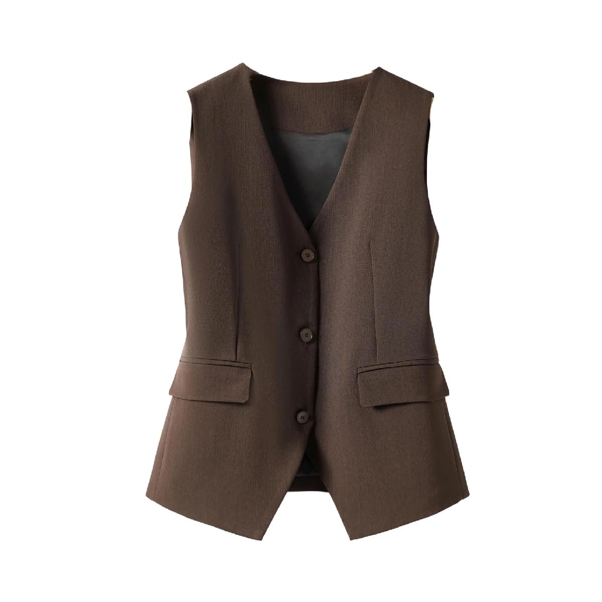 Chaleco de traje mujer casual para oficina y exterior 8