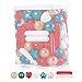 STARBOLO Ball Pit Balls for Toddlers, Pack of 200 BPA Free Phthalate Free Crush Proof Plastic Pit Balls for Ball Pits, Pearl Colors Play Toys for Kids Pool,Play Tent,Party Christmas.