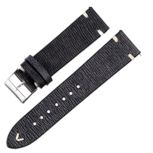 Sangle de montre en cuir vintage interchangeable de remplacement pour homme et femme