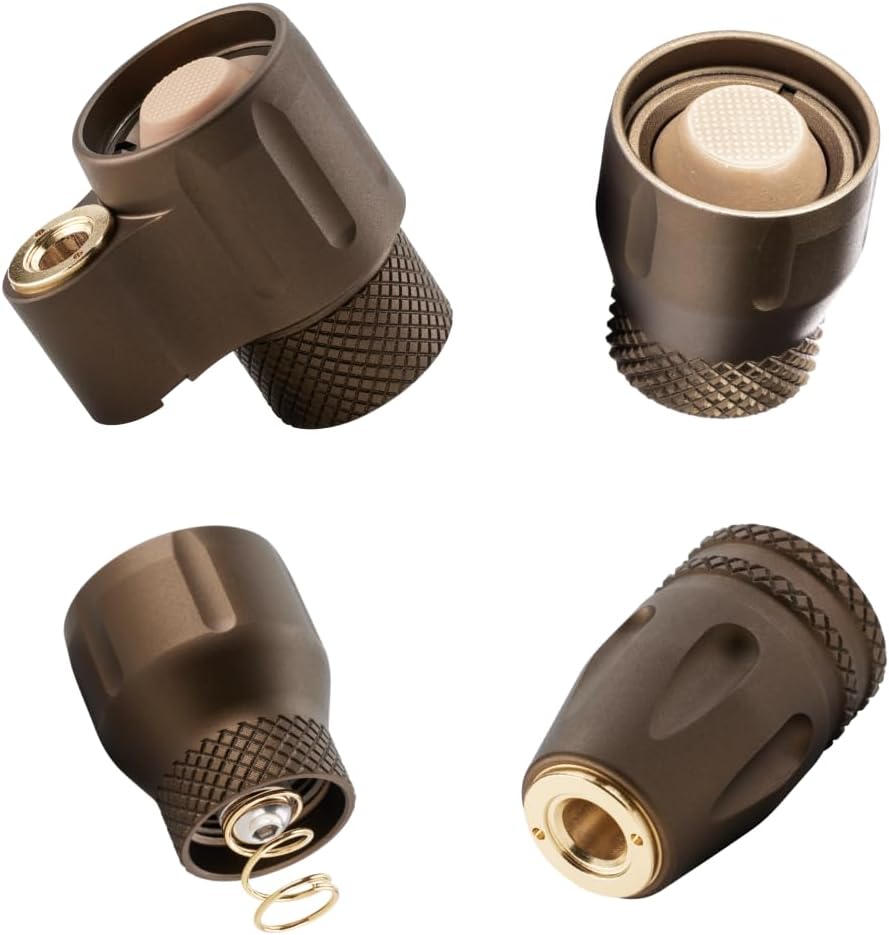 Light Body for 18650 Batts, Fits Surefire KE2-DF, Weltool LH8, Malkoff, Light Heads (LEP & LED) & All Scout Type Tailcaps (FDE - KNURLED)