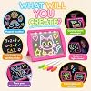 Marvin's Magic Glow Art Neon LED Drawing Board for Kids - Pink Doodle Board with Glow in the Dark Markers - Light Up Tracing Pad and Drawing Tablet - Mess Free Arts and Crafts Set Ages 5+ #4