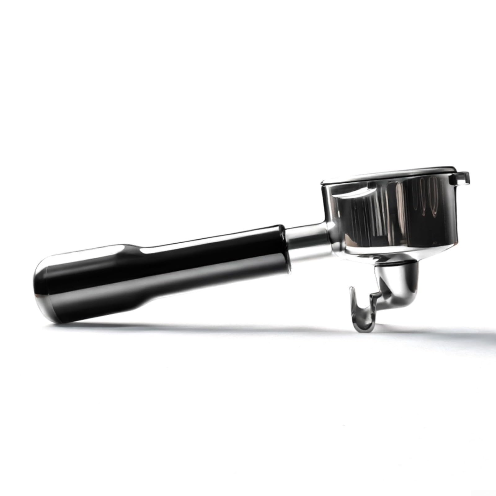 Portafiltros de acero inoxidable para café espresso, 54 mm, doble caño compatible con Breville 8 Series Material ABS robusto ergonómico para mango fácil de limpiar para el hogar para uso