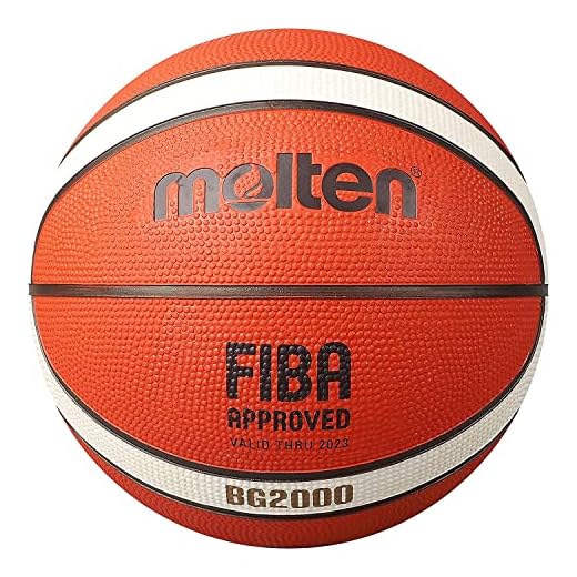 MOLTEN EUROPE Palle da basket-B7G2000, Basket Unisex-Adult, Arancio/Ivorio, 7