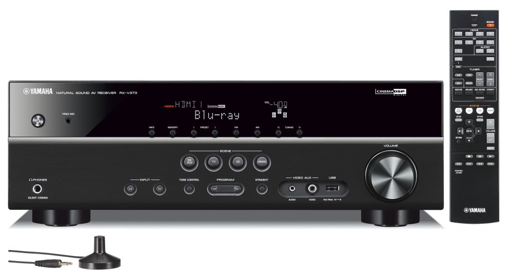 Buy Yamaha 3DReady 5.1Channel 500 Watts Digital Home Theater Audio Video Receiver with 4K pass