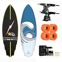 Amazon.co.jp: ロングボード33 × 10インチ、竹とガラス繊維の