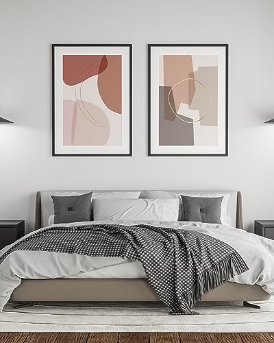 Picrit 12x18 Picture Frame, Black Poster Frame, Display Poster 11 x 17 with Mat or 12 x 18 without Mat for Horizontal or Vertical Wall Mounting, 3 Pack