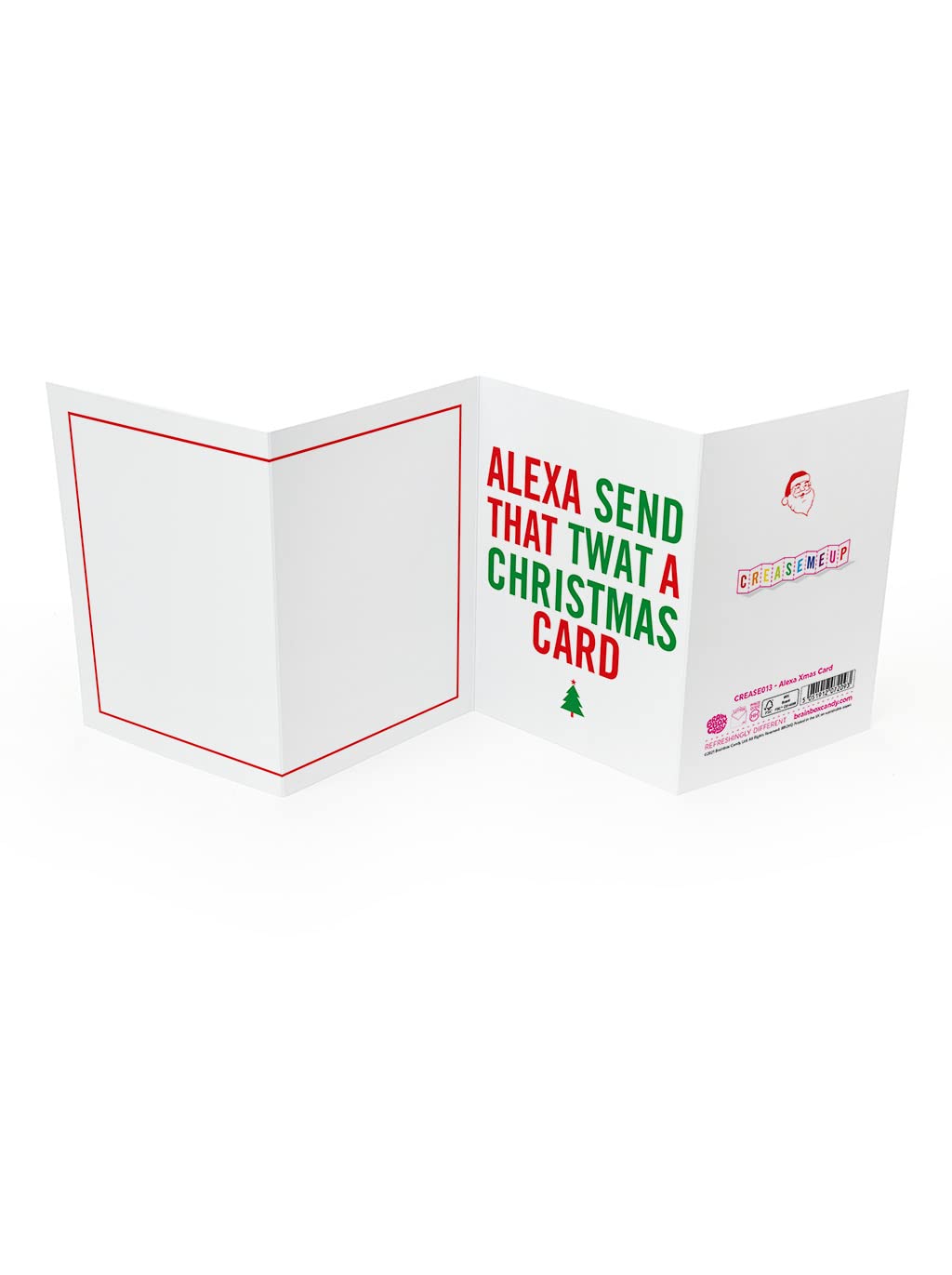 Brainbox Candy Alexa Weihnachtskarte – Lustige Freche Karte Für Eltern & Tech-Fans, 420x148 Mm