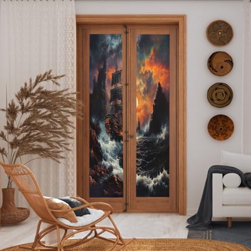 Vinilo decorativo para ventana 2 piezas 27.6 x 47.2 pulgadas miniatura 4