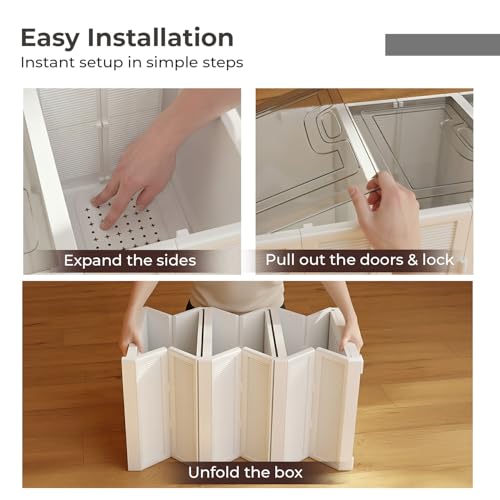 Image of Lifelong 3-Tier Multipurpose Storage Organizer with Transparent Drawers|Stackable Plastic Shelf Unit for Clothes, Toys, Books & Daily Essentials |Durable Space Saving Storage Cabinet for Home & Office