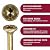 GRK 120990 R4 T-25 Multi-Purpose Framing/Decking Screws, 9 by 2", Steel, Flat