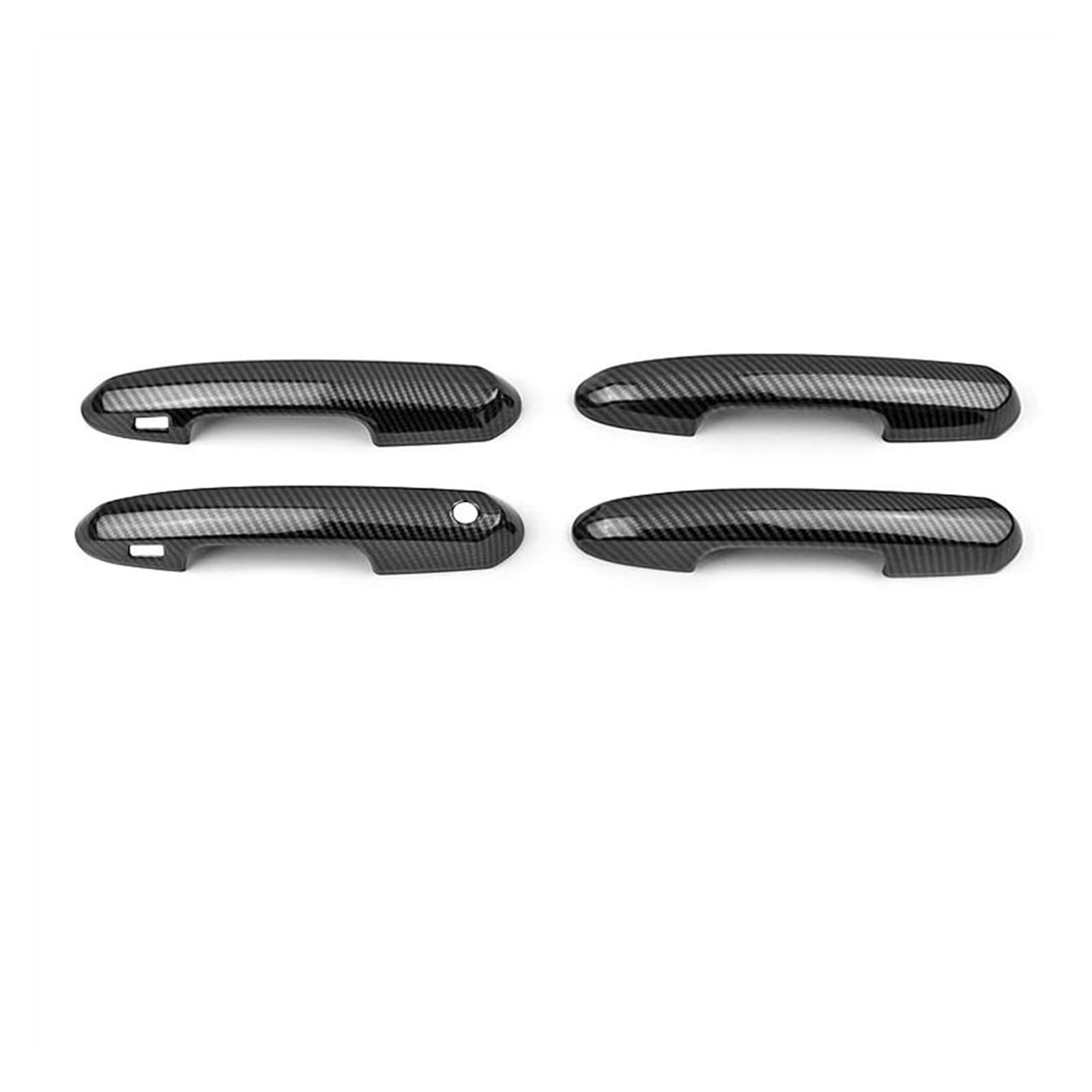 SLIMES ABS Car External Side Door Handle Bowl Catch Cover Protection Trim for Toyota for Highlander XU70 20-23 Protection(Carbon 1)