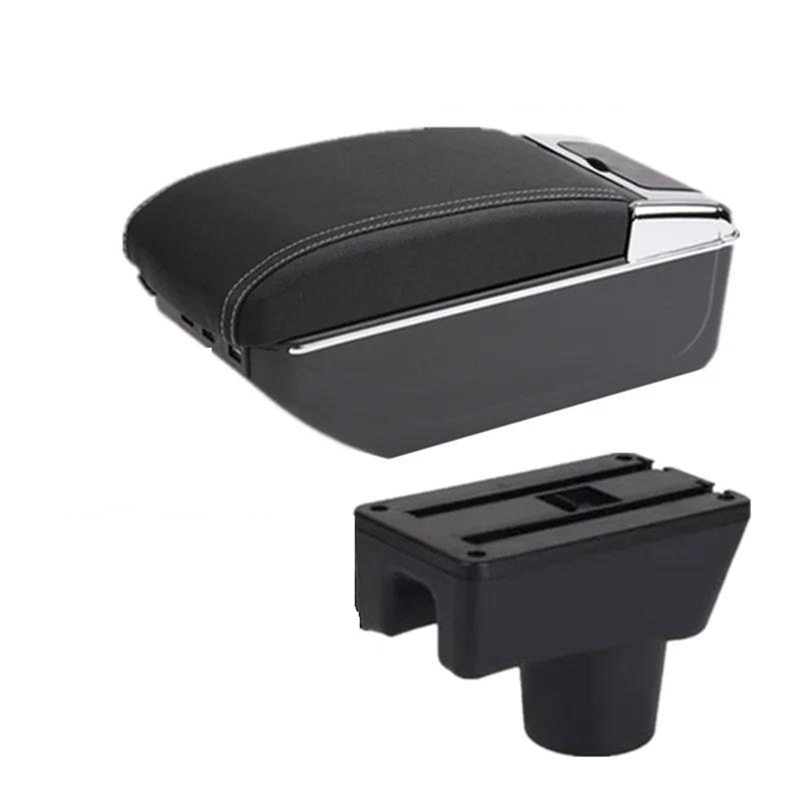 Hjkdsz Style 11 Storage Console Armrest Boxes Car Interior Center Organizers Accessories For Mitsubishi For Attrage For Mirage(Style 11)