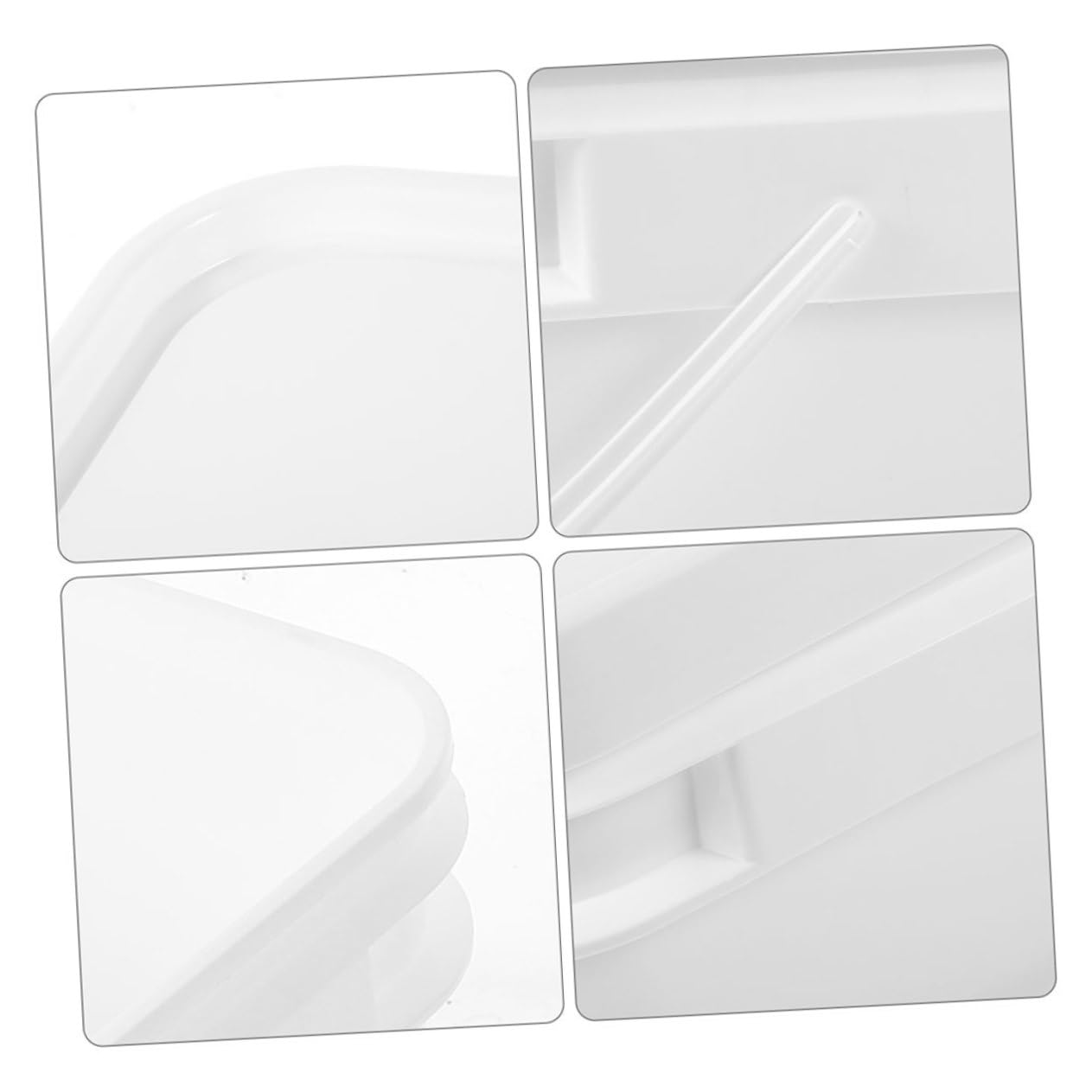 Hohopeti 2piezas Cubo De Tapa y para Almacenamiento De Pigmentos y Recipiente Multifuncional De Resistente De Unidades