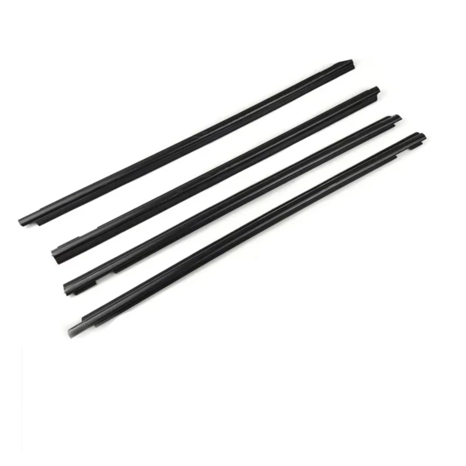 Iukmrt One Color For Toyota For Wish 2003-2008 Waterproof Weatherstrip Seal 74Cm 75Cm 75712-68011 4 X Outside Window Rubber Glass Protector Car Door Seal Protector