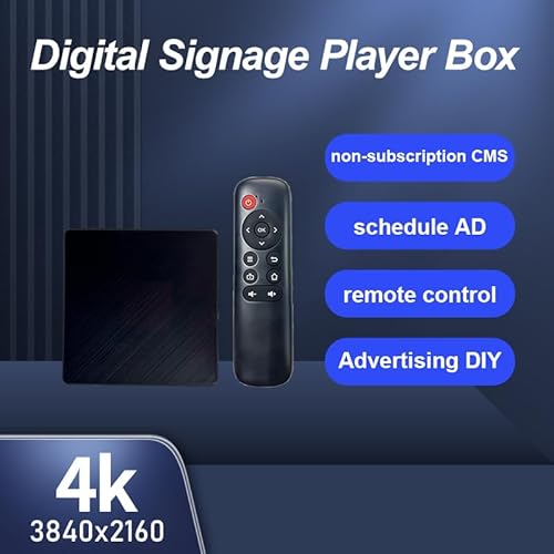 Lunzn YM05/YM06 Adertising Media Player Box Commercial Display Mate Remote Publish Menu Ad 2+16G Digital Signage Box thumb #7