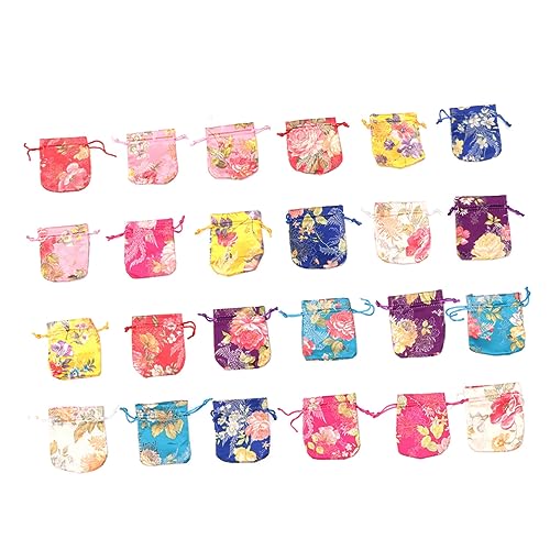 Healeved Juego De 24 Bolsas De Lujo Con Cordón Para Guardar Joyas Bolsa Para Bata Con Cordón Resistente Y Fácil De Transportar