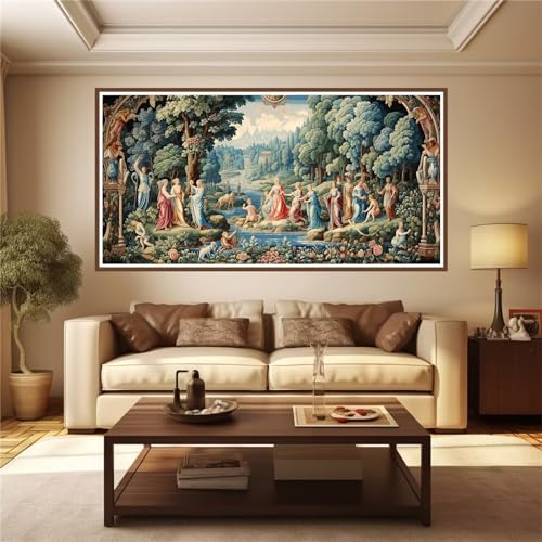 Diamond Painting 5D DIY Arbre Paradisiaque Strass Point de Croix 60x120