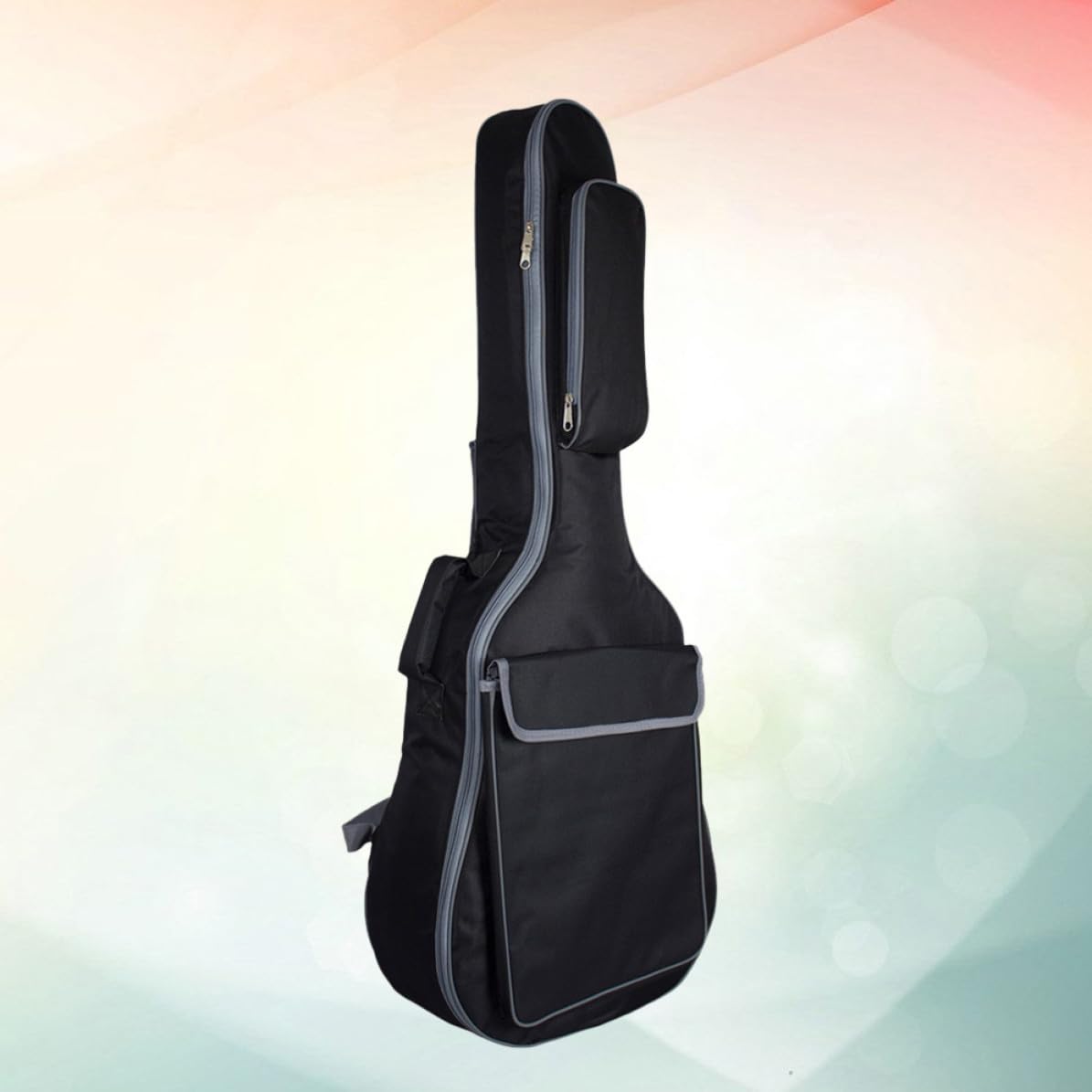 Mochila de de Nylon para Protección Correa para Transporte y Acolchada 41 Pulgadas Doble Cómodo y Seguro Guitarra Acústica