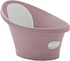 Shnuggle Baby Bath Tub Featuring Ergonomic Bum Bump Support, Soft Foam Backrest and an Integrated Plug. A Compact, Space-Saving Bathing Solution for Newborns up to 12 Months - Blossom