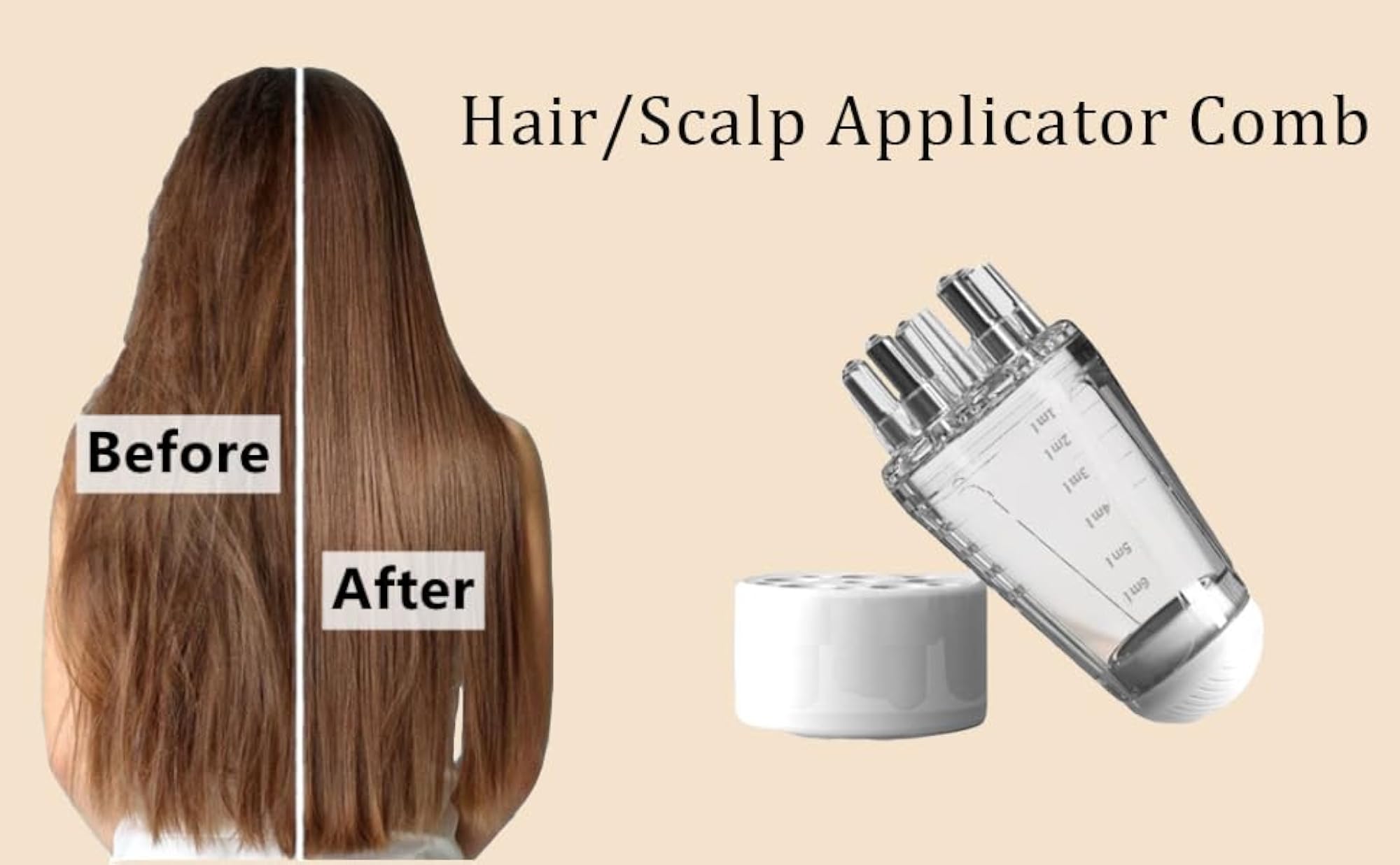 Hair Booster Smooth Root Comb Applicator Bottle