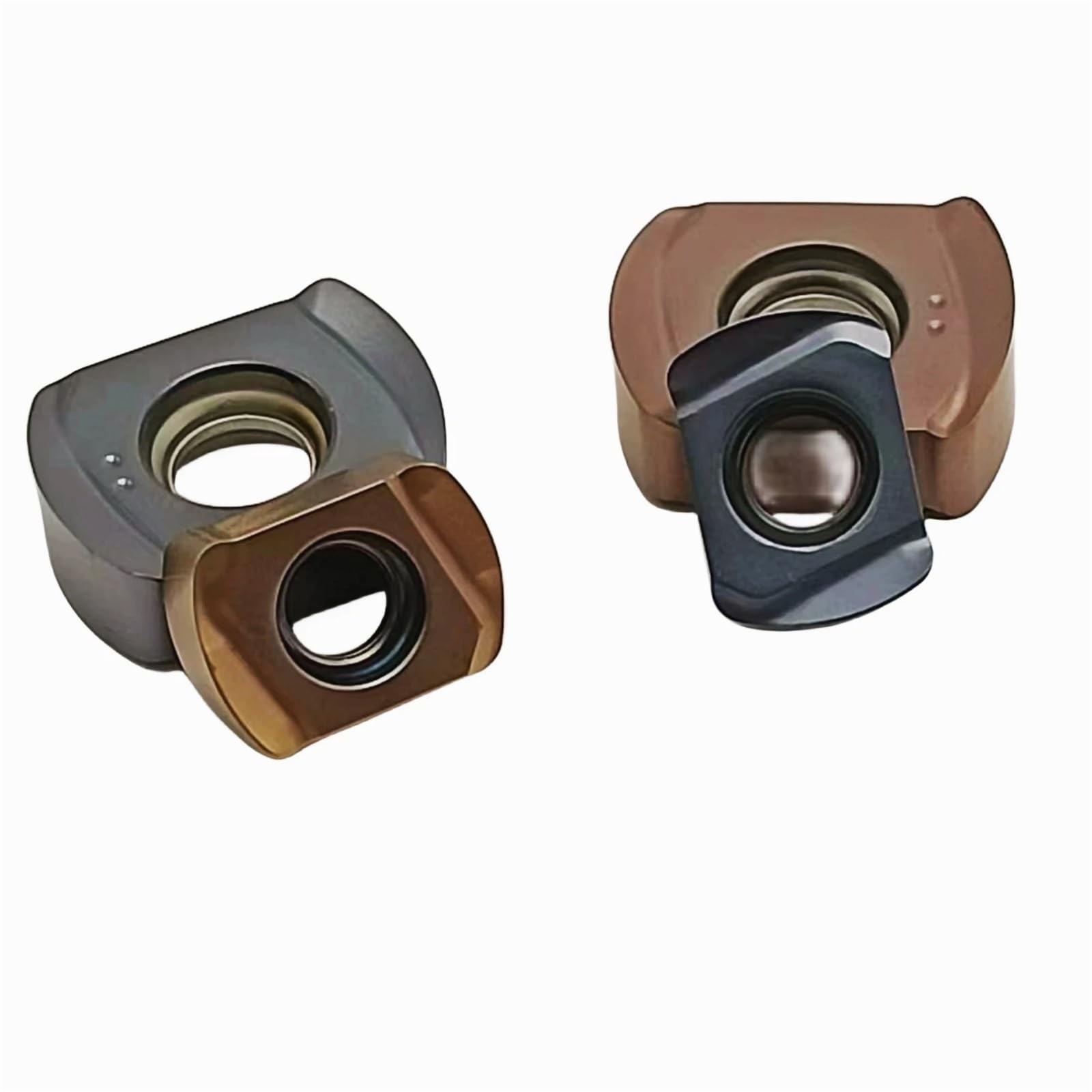 10 Piezas De Insertos Carburo, Fresadora Cuchillas, Herramienta CNC(BLMP0603R-M KT8060)