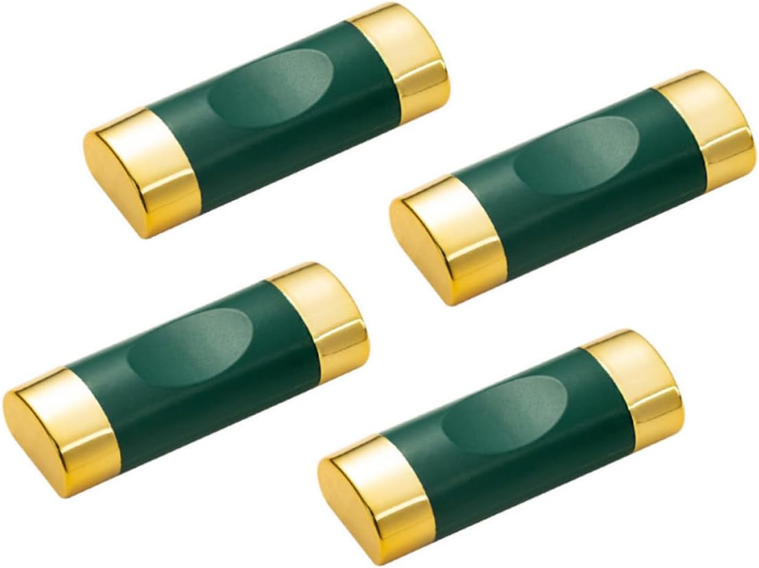 4pcs Green Copper Glass Fiber Chopstick Rack with Anti Roll Support
