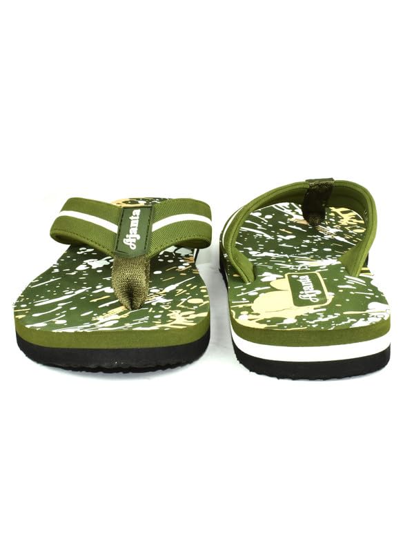 Image of AJANTA Men's Classic Ultra Soft Slippers with Cushioned Waterproof Footbed | Gents Lightweight Anti-Skid Flip Flops | Comfortable Bathroom, Beach, Home & Outdoor Daily Wear House Stylish Chappals Everyday Wear for Adults