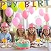 Sumind 48 Packs Construction Party Hats Kids Plastic Worker Helmet Bulk Toy for 3-8 Years Children Dress up Party Supplies(Pink)