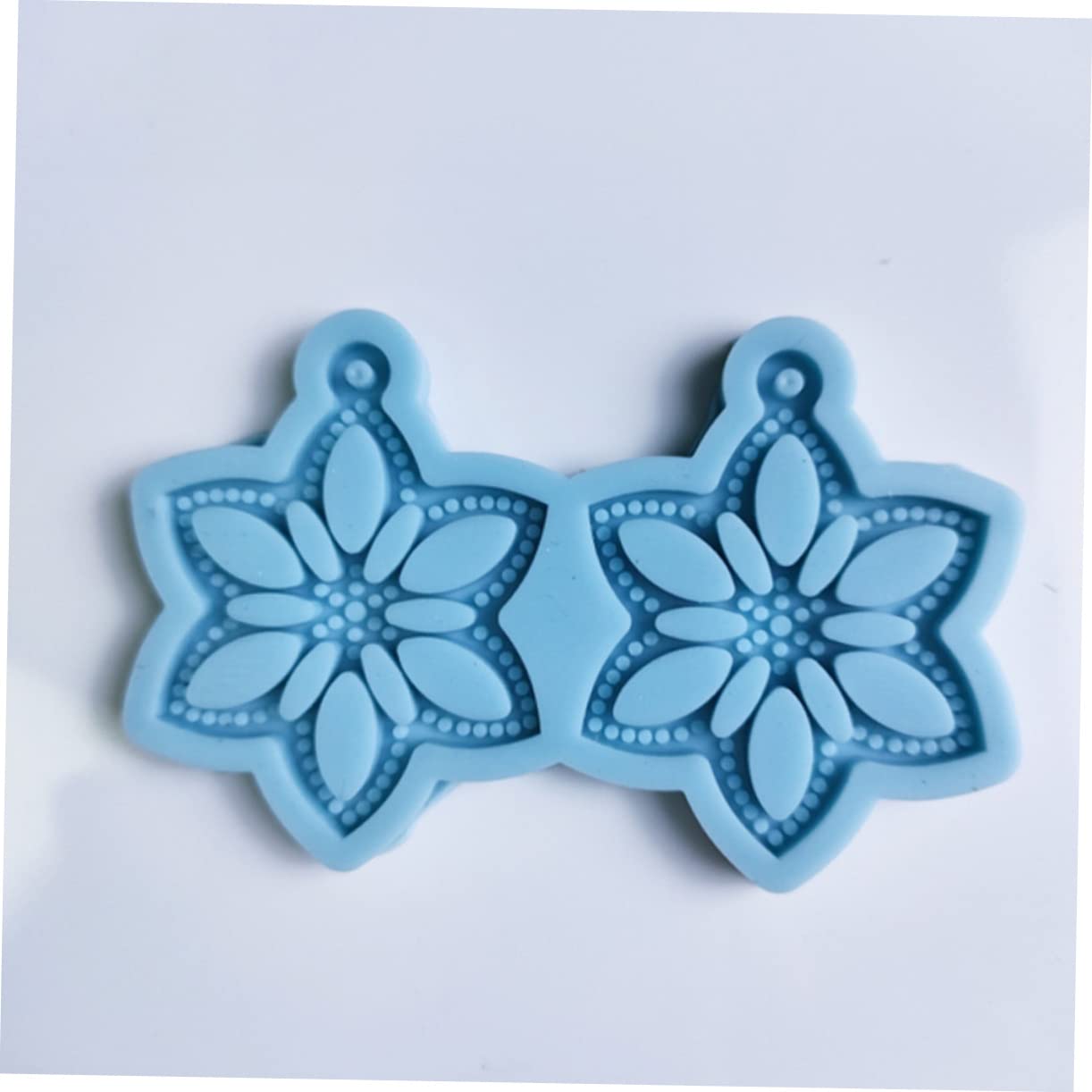 NUOBESTY 5sets Stampi Silicone Per Ciondoli e Orecchini Fai Da Te Di Stampo Per Gioielli Resistente e Flessibile Per Collane Portachiavi e Accessori Auto Adatto Regali Per Occasioni