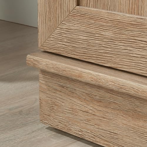 Image of HomePlus Kitchen Pantry Storage Cabinet with Adjustable Shelves, Craft Storage Cabinet, Brushed Oak Finish