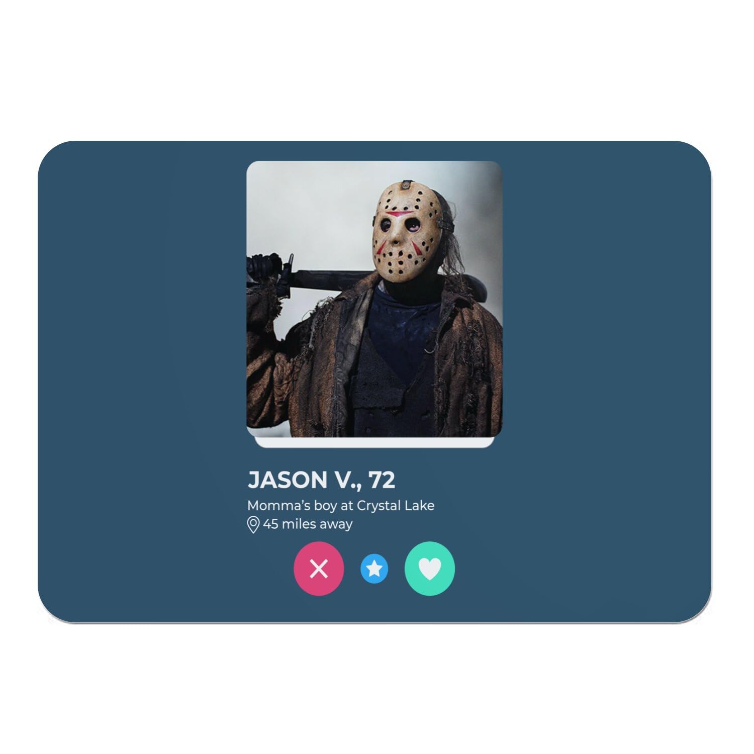 Sets de table Jason Voorhees grand format en liège, le cadeau idéal pour amateurs de cinéma