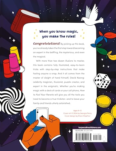 Harpercollins Kwong, David How To Fool Your Parents: 25 Brain-Breaking Magic Tricks thumb #1