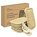 Joejis Set di Naturale Luffa Spugna Piatti 8 pz Riutilizzabile Spugne Cucina Ecologiche per Zero Waste Ecoliving