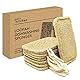 Joeji’s Kitchen Öko Luffa Schwamm für die Spülmaschine (8er-Pack) Ök Kunststofffreies & Bio Luffa Seifenkissen zum Trocknen Luffa Schwamm wiederverwendbar Vor Gebrauch Luffa Schwamm anfeuchten
