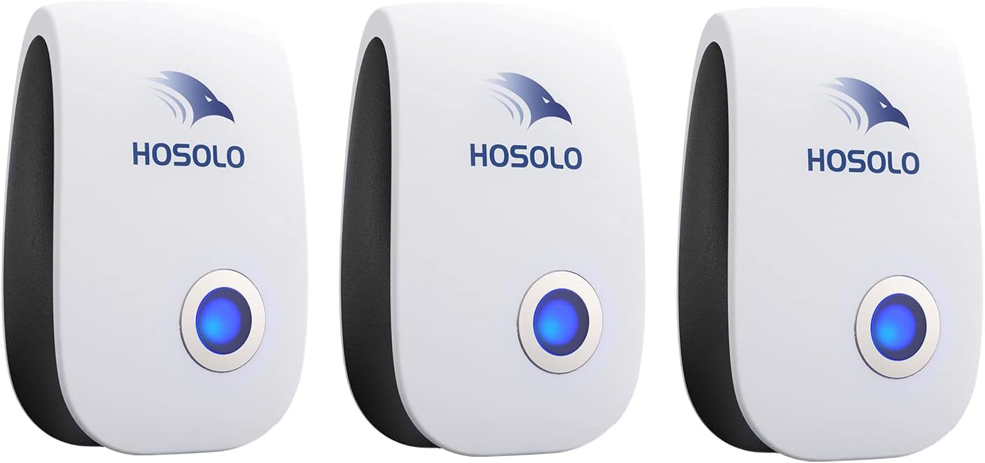 Ultrasonic Pest Repellent, 6 Packs Electronic Indoor Pest Repeller, Latest Chip for Pest Repeller, Plug in Pest Control for Kitchen, Warehouse, Bedroom(6 Packs)