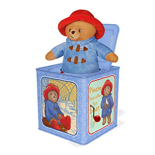 Image of YOTTOY Paddington Bear Collection | Paddington for Baby Jack-in-The-Box Infant Plush Toy with Music