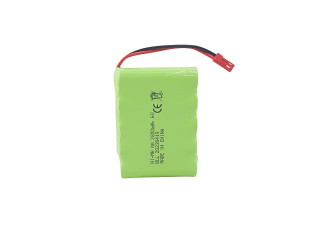 Foto 5 de 8 de ZYGY 2PCS 6.0V 2800mAh AA Batería de Carga con Enchufe JST-2Pcon Cable de Carga USB para la Nueva Excavadora…