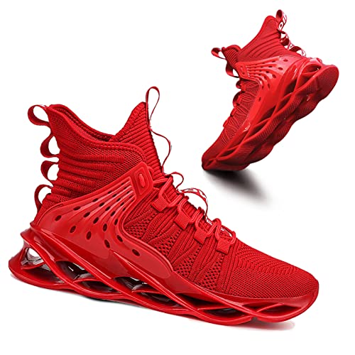 Image of Hello MrLin Men's Running Shoes Non Slip Athletic Tennis Walking Blade Type Sneakers Hip Hop