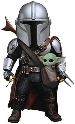 Beast Kingdom Star Wars: The Mandalorian: The Mandalorian EAA-122 Egg Attack Figura de acción, multicolor