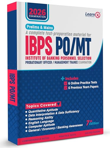 IBPS Bank PO/MT Guide for Prelims & Mains Exam with 6 Online Prac...