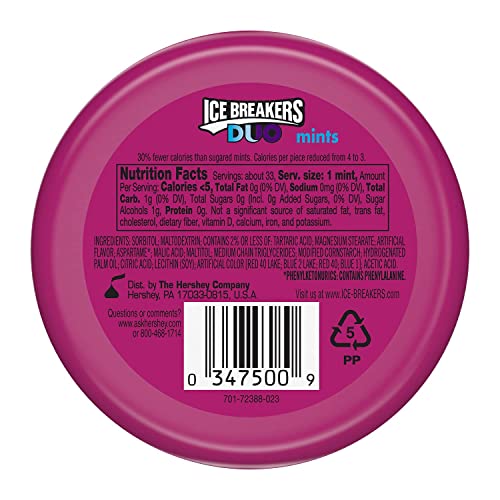 Image of Ice Breakers Duo Fruit + Cool Grape, 2 X 36 Gram