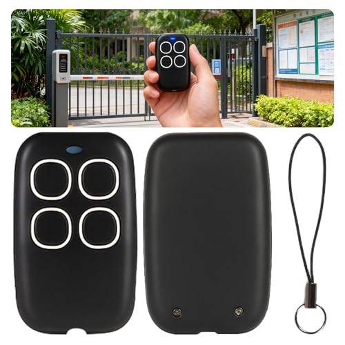 Amztour Mando de Garaje Universal 4 en 1 Multifrecuencia 280-868 MHz Clonador Mando Puerta Garaje Rolling Code Autoaprendizaje Compatible con BFT MITTO/M/A/RCB,TRC,GHIBLI,MURALE,KLEIO
