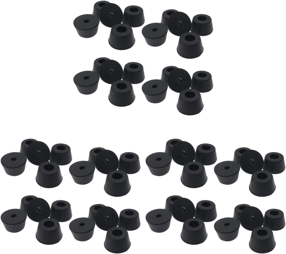 Milisten 150pcs Gasket Floors Sleeves Mute Footpads Grippers Slip Chair