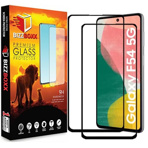 Image of Compatible With Samsung Galaxy F54 5G Screen Protector | NeoShield & Anti Explosion | Full Screen Coverage-Edge to Edge | 9H Hardness | With easy Installation Kit (Pack of 2)