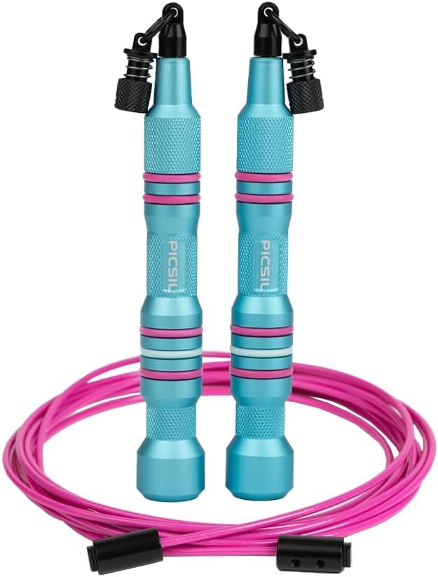 Picsil Insigne Jump Rope Versatile Speed Rope in 3 Modalities Fast Weighted or Crossover Jump Rope Adaptable to Any Type of Training From Speed to Strength Work (Sky Rope)