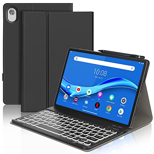 Funda con Teclado Lenovo Tab M10 FHD Plus (2 Gen), Funda Tablet Lenovo Tab K10 con Teclado, Teclado...